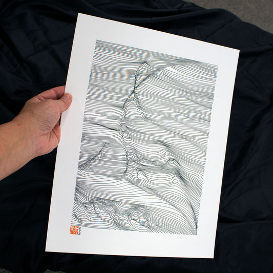 Out There - Print on Paper 11x14 - free shipping in USA