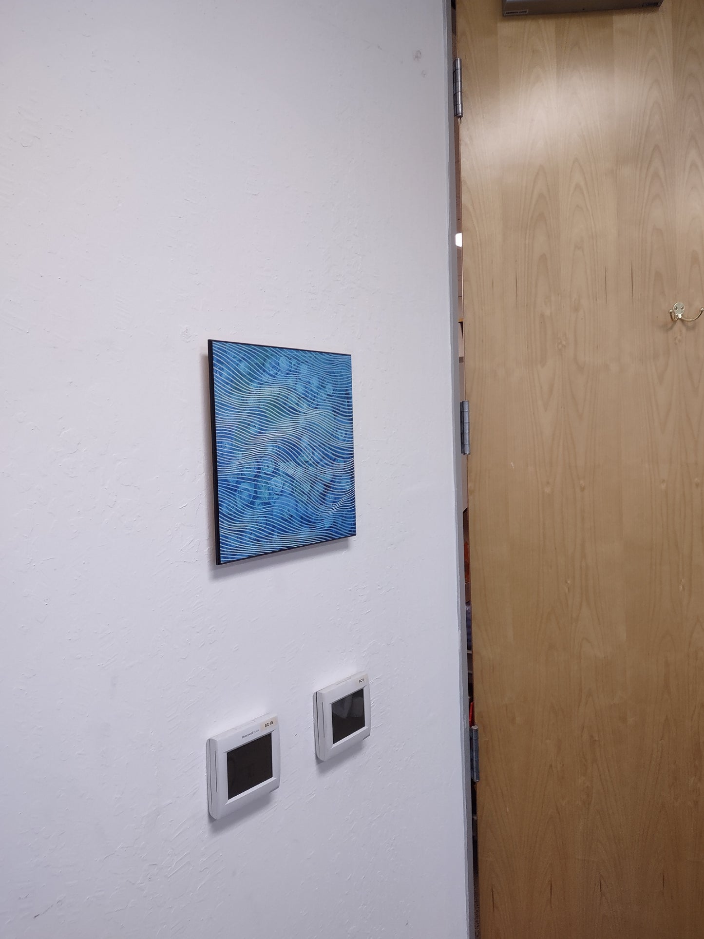 Brook in Blue - Ready to Hang - Laminated Print - Free Shipping