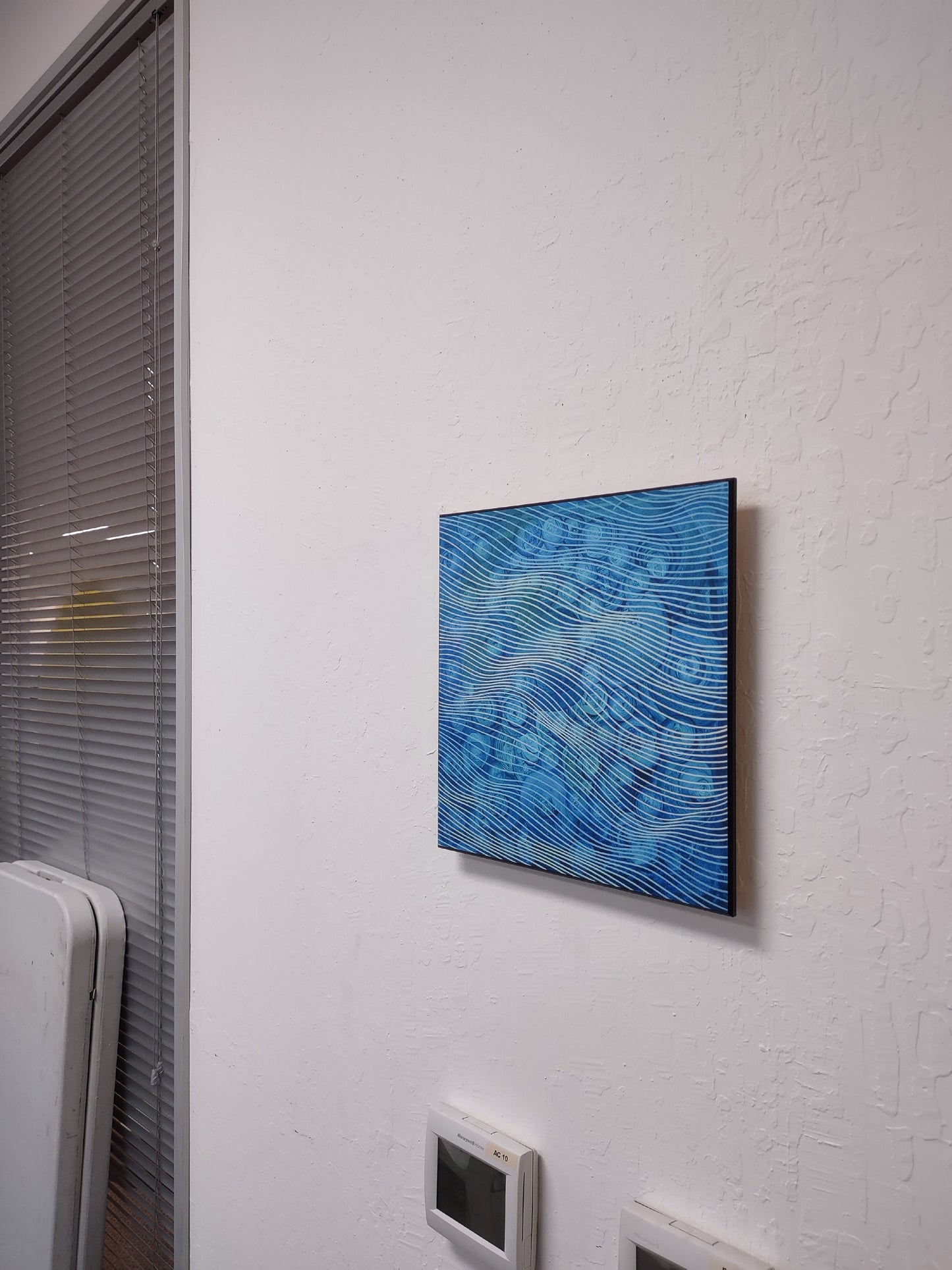 Brook in Blue - Ready to Hang - Laminated Print - Free Shipping
