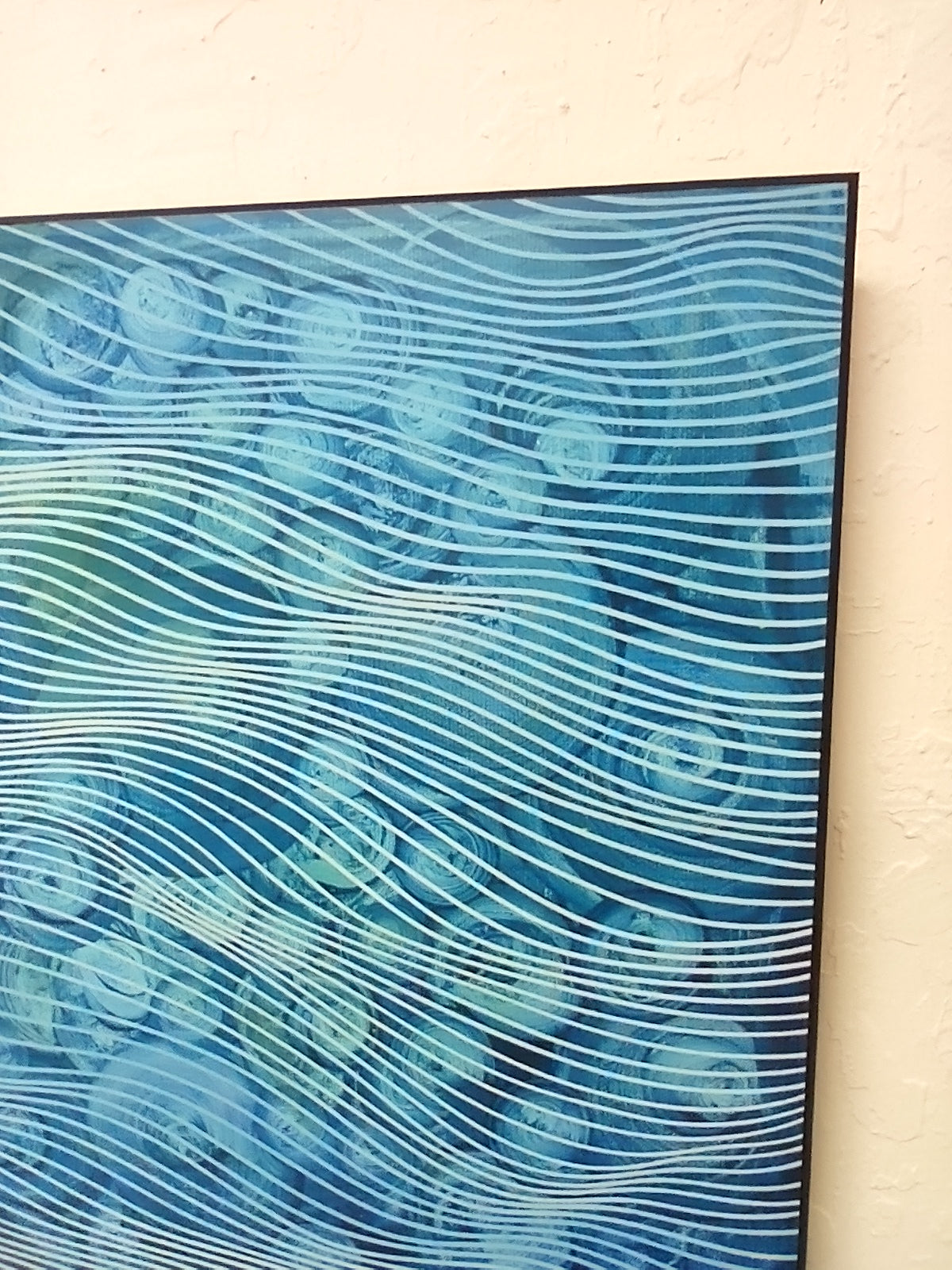 Brook in Blue - Ready to Hang - Laminated Print - Free Shipping