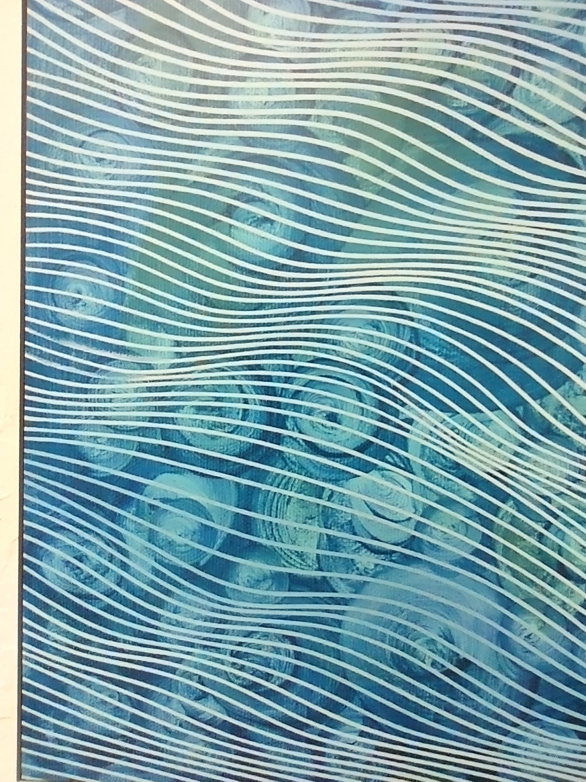 Brook in Blue - Ready to Hang - Laminated Print - Free Shipping