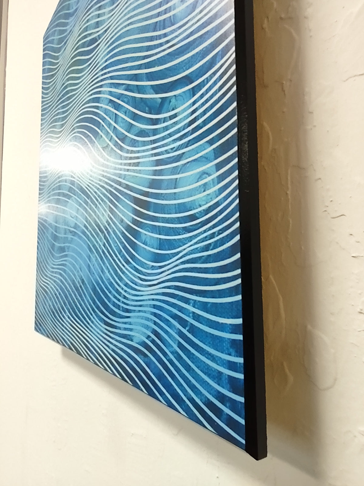Brook in Blue - Ready to Hang - Laminated Print - Free Shipping