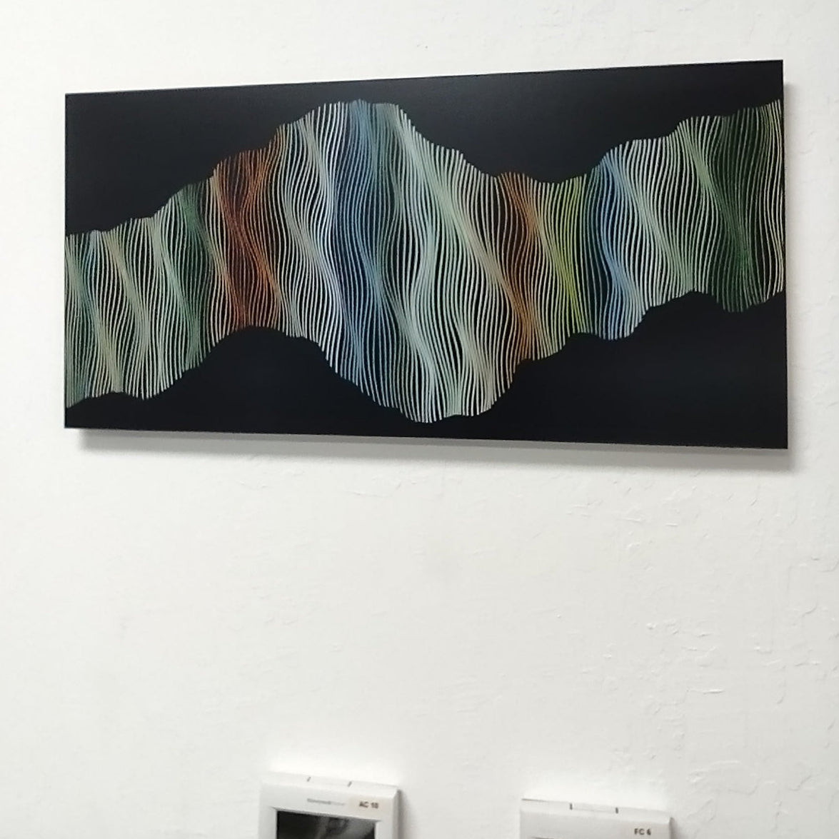Unseen Land - Ready to Hang -Laminated Print 25.5"x12.5" - free shipping