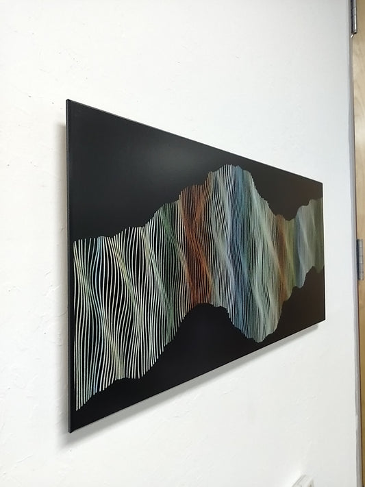 Unseen Land - Ready to Hang -Laminated Print 25.5"x12.5" - free shipping