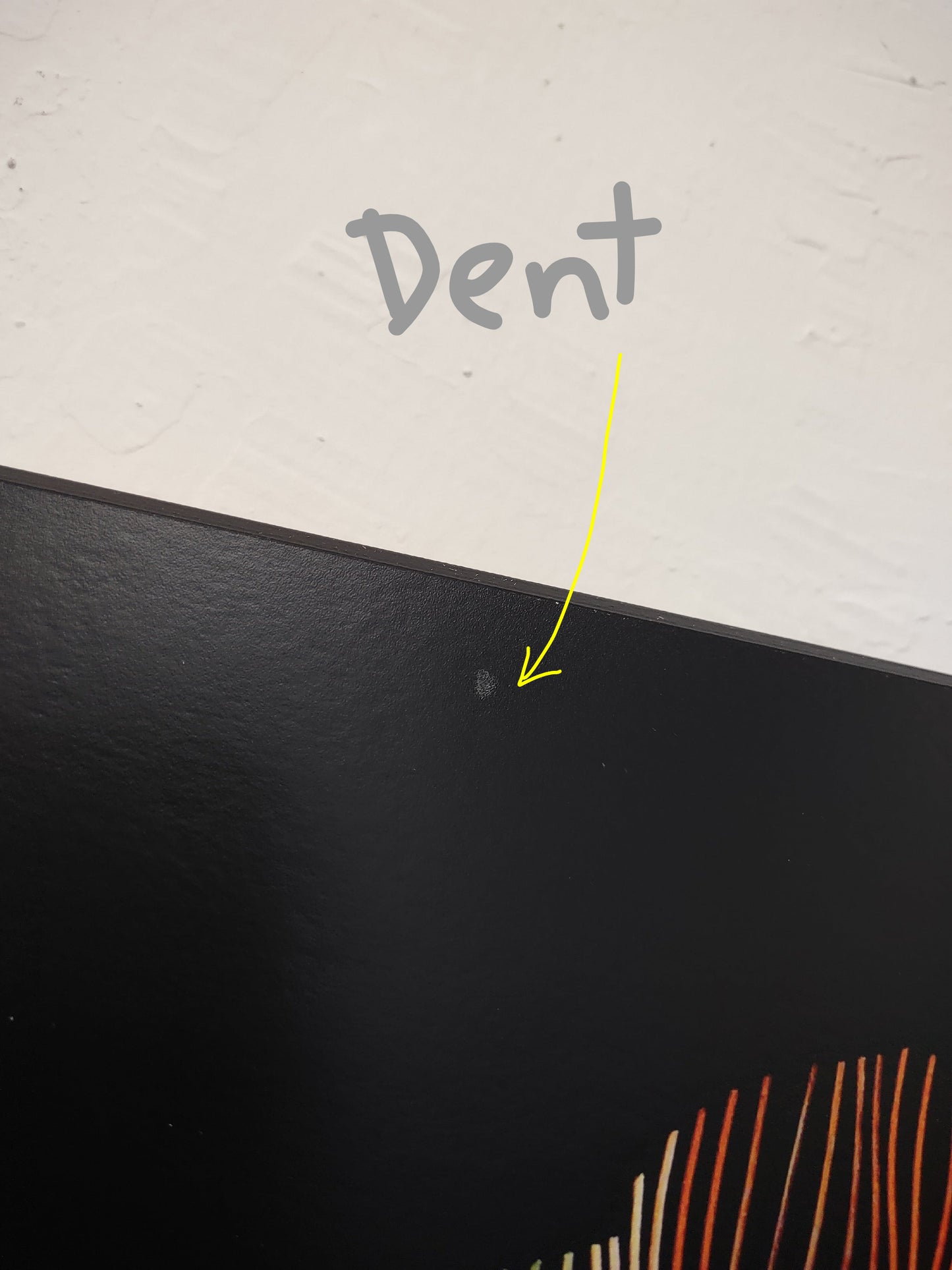 Reject A (one dent) - Unseen Land - Ready to Hang -Laminated Print 25.5"x12.5" - free shipping