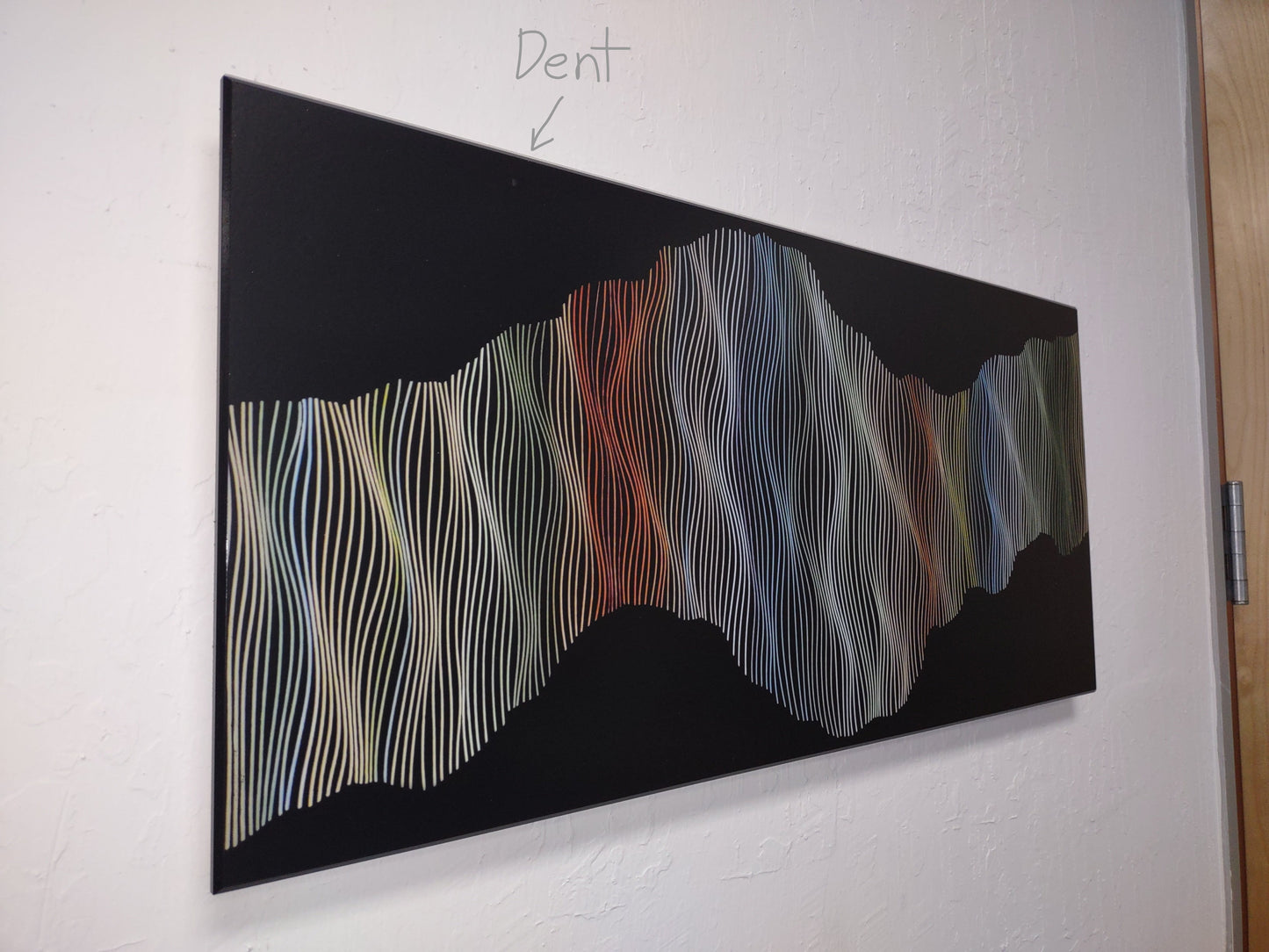 Reject A (one dent) - Unseen Land - Ready to Hang -Laminated Print 25.5"x12.5" - free shipping