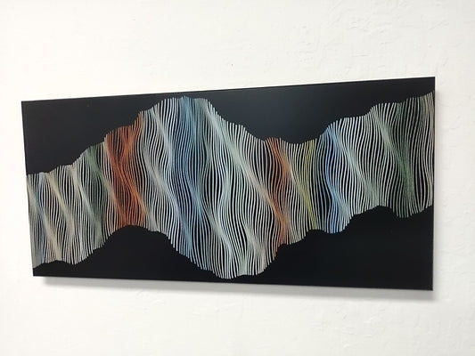 Reject A (one dent) - Unseen Land - Ready to Hang -Laminated Print 25.5"x12.5" - free shipping