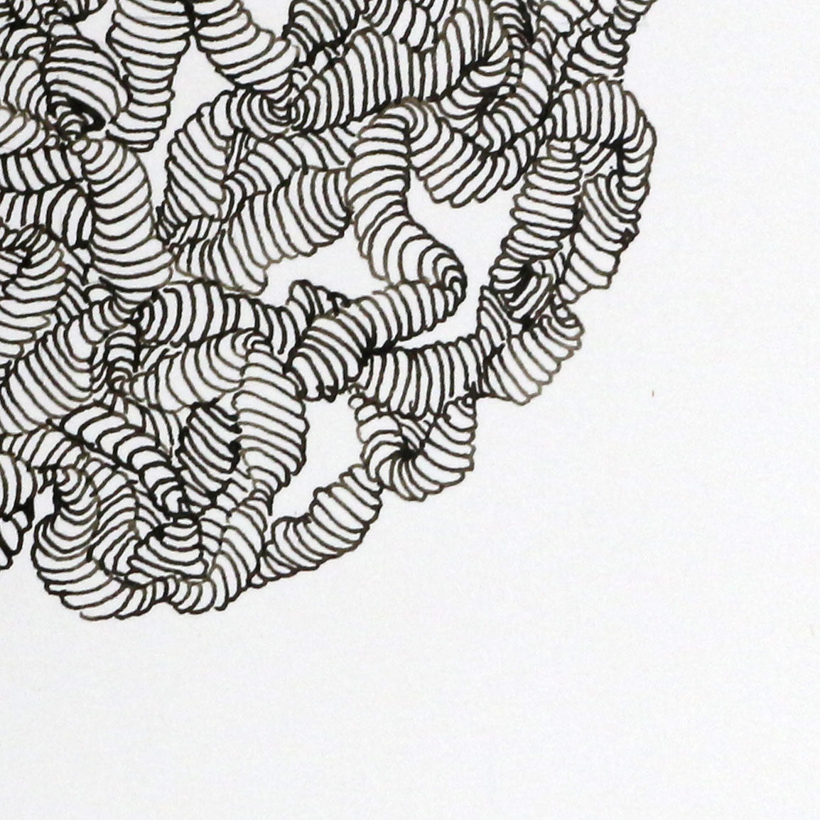 Original 7.5"x9" Ink Drawing on Paper M106 "Odd Ball"