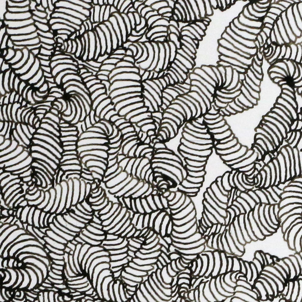 Original 7.5"x9" Ink Drawing on Paper M106 "Odd Ball"