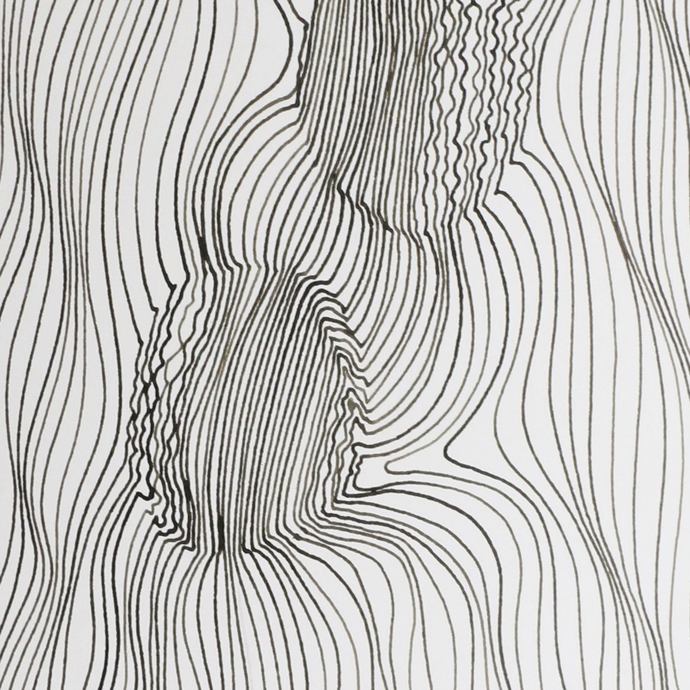 Original 9"x11" Ink Drawing on Paper M114