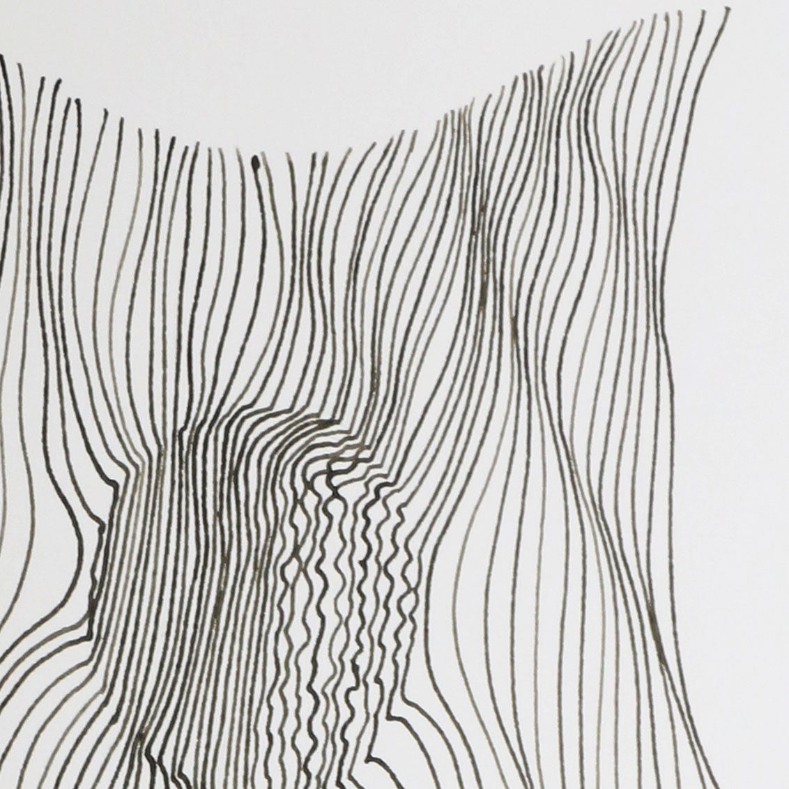 Original 9"x11" Ink Drawing on Paper M114