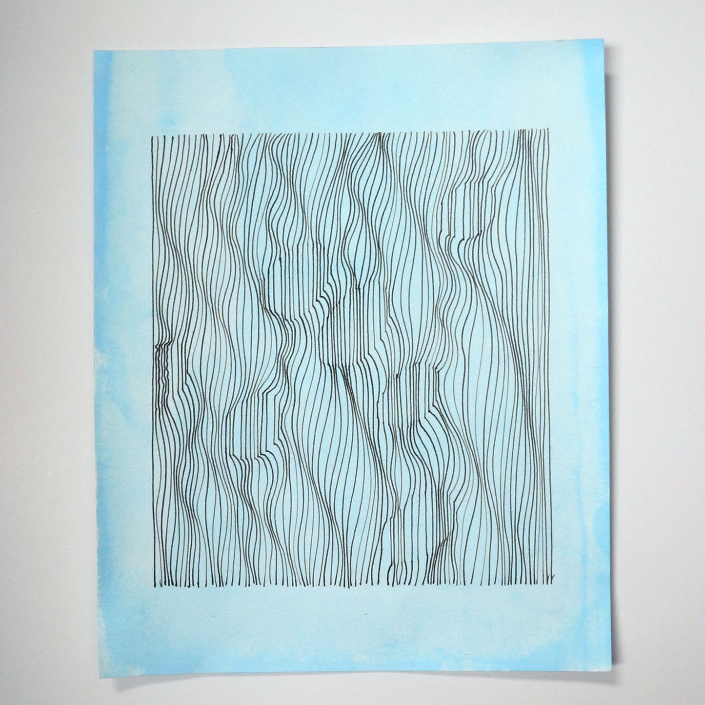 Original 9"x11" Ink Drawing on Paper M117