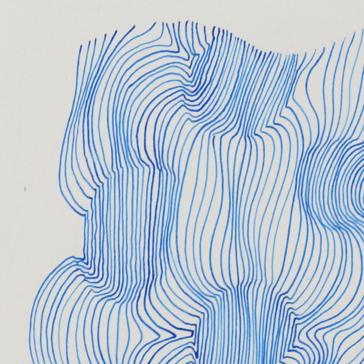 Original 9"x12" Acrylic Paint Drawing on Paper M121