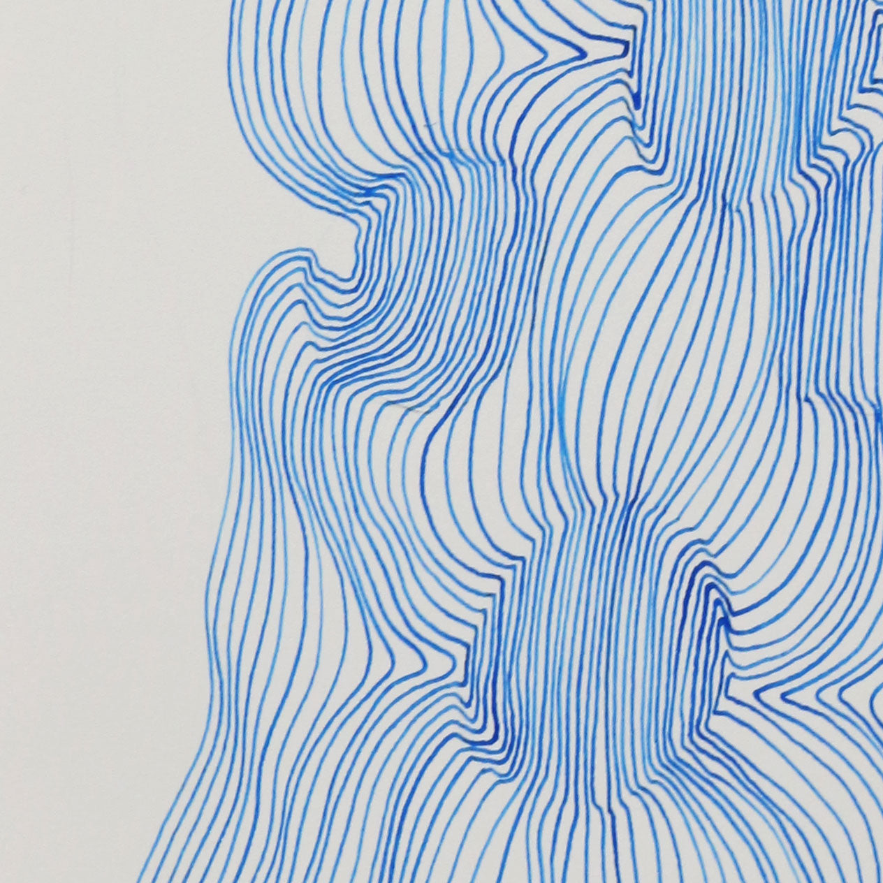 Original 9"x12" Acrylic Paint Drawing on Paper M121