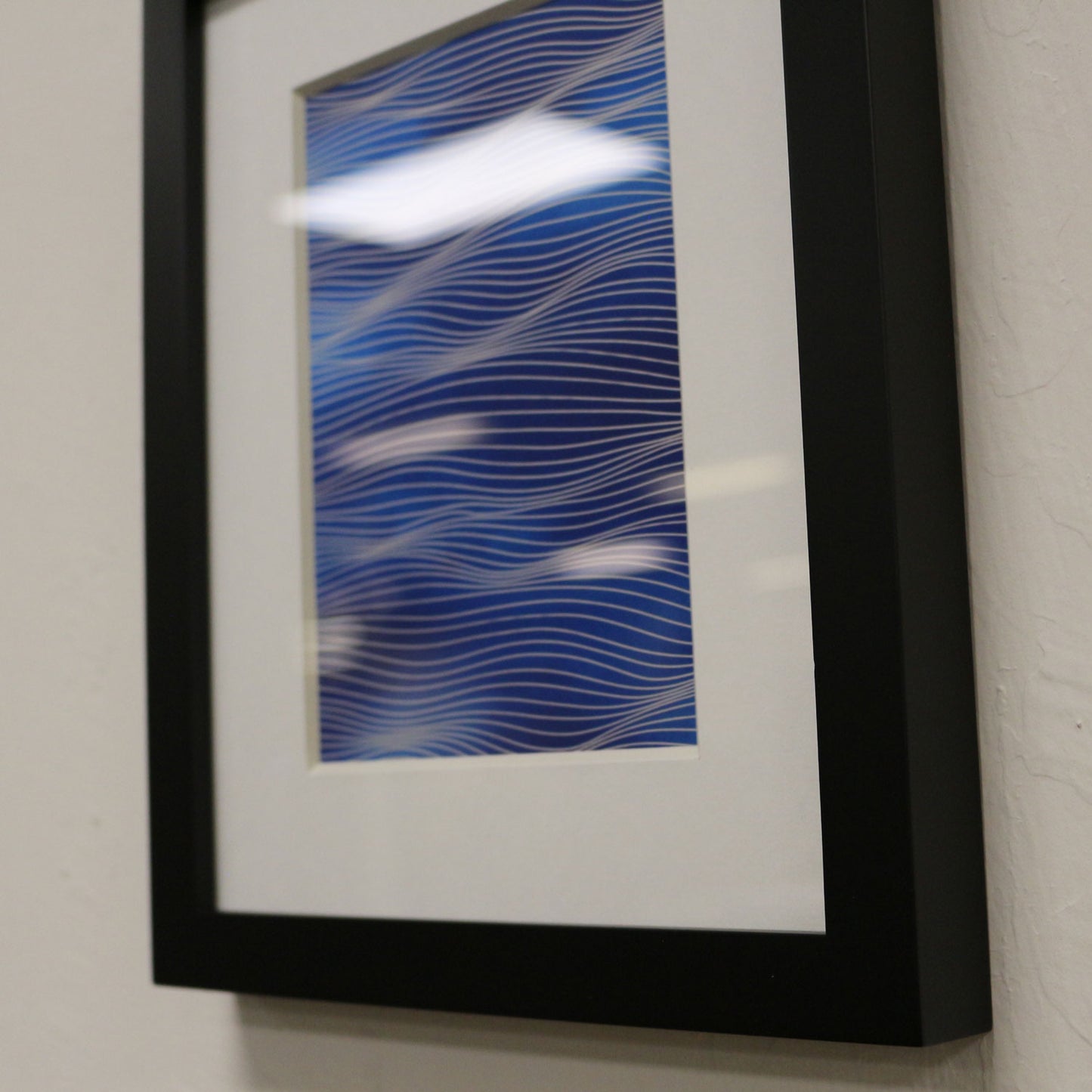 9x11 Framed Print - Aqua - Ready to Hang - Free Shipping