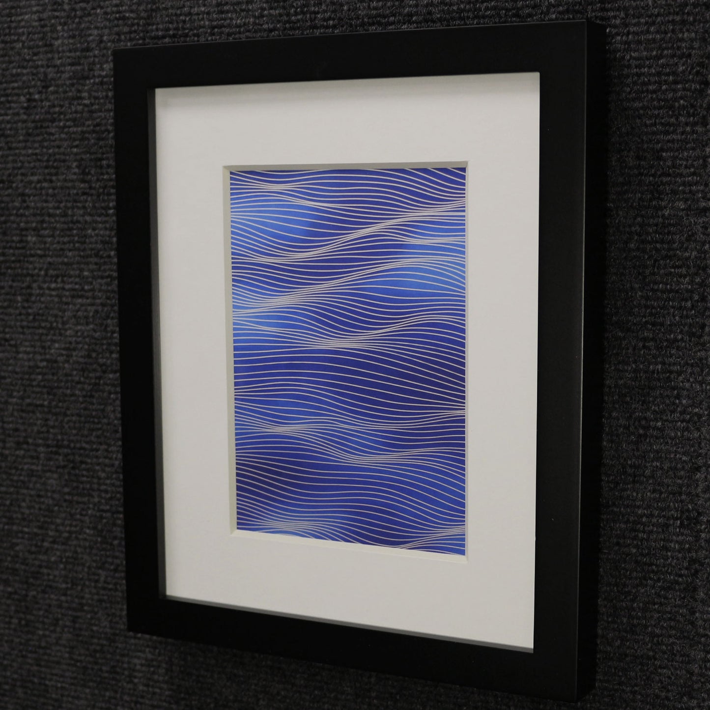 9x11 Framed Print - Aqua - Ready to Hang - Free Shipping