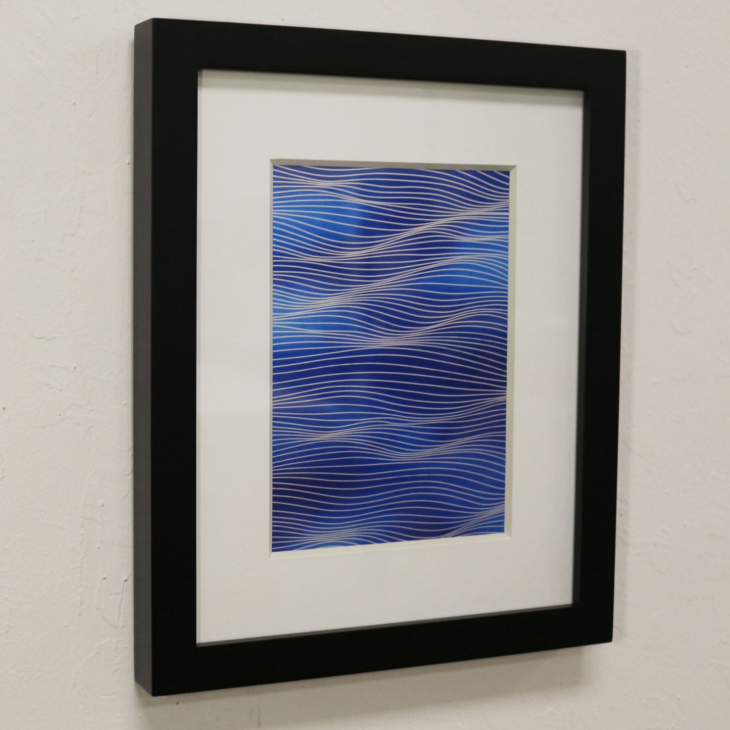 9x11 Framed Print - Aqua - Ready to Hang - Free Shipping