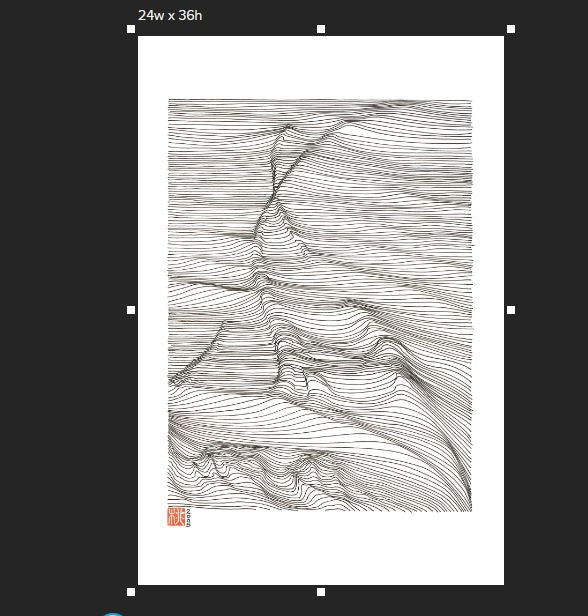 Make to Order Print on Paper in Various Sizes "Out There"