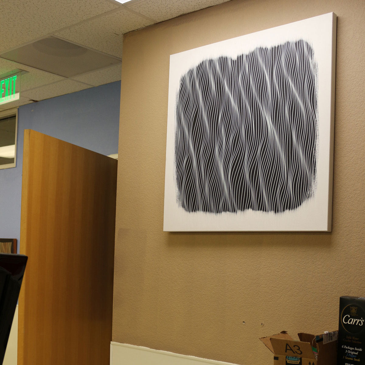 Black and White 3x3 feet (36x36 inch) - free shipping in continental USA