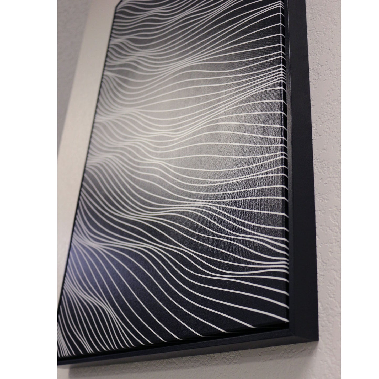 SOLD OUT - White on Black 2x3 feet B framed - Free Shipping in USA