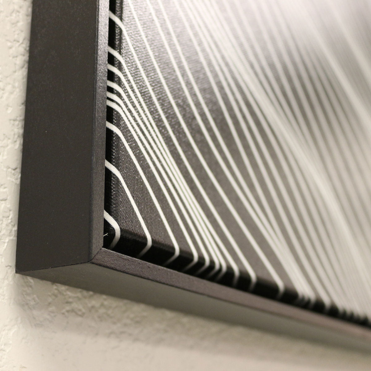 SOLD OUT - White on Black 2x3 feet B framed - Free Shipping in USA