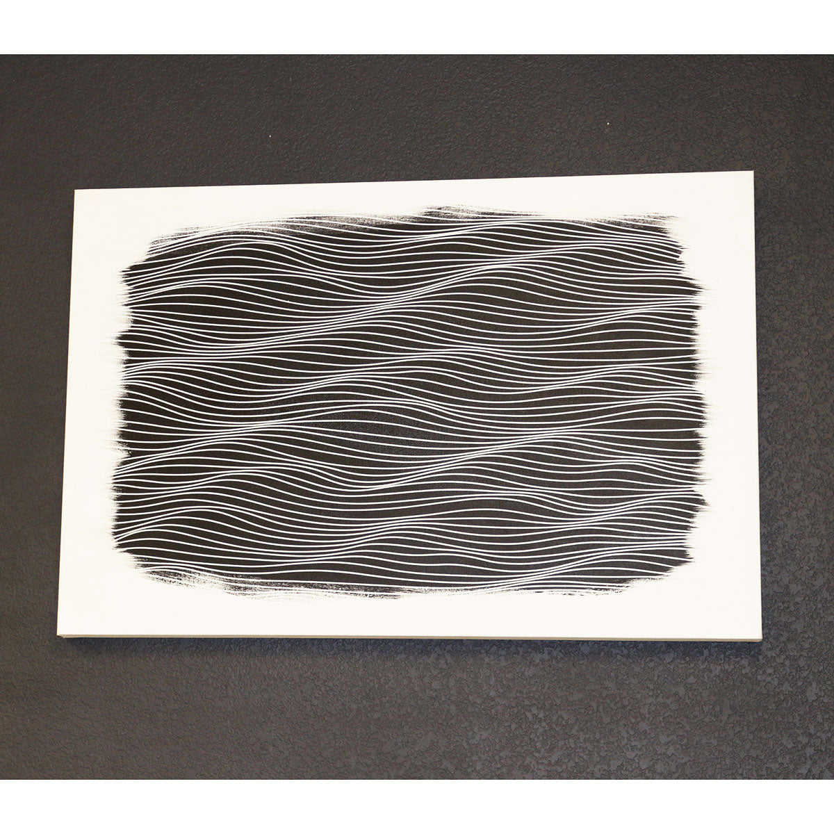 black and white abstract painting original