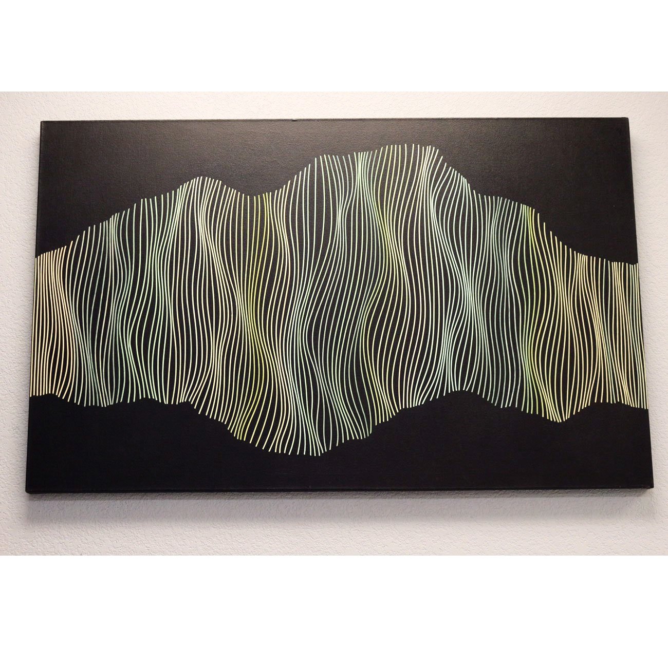 Shades of Green 48x30 - FREE SHIPPING IN THE USA