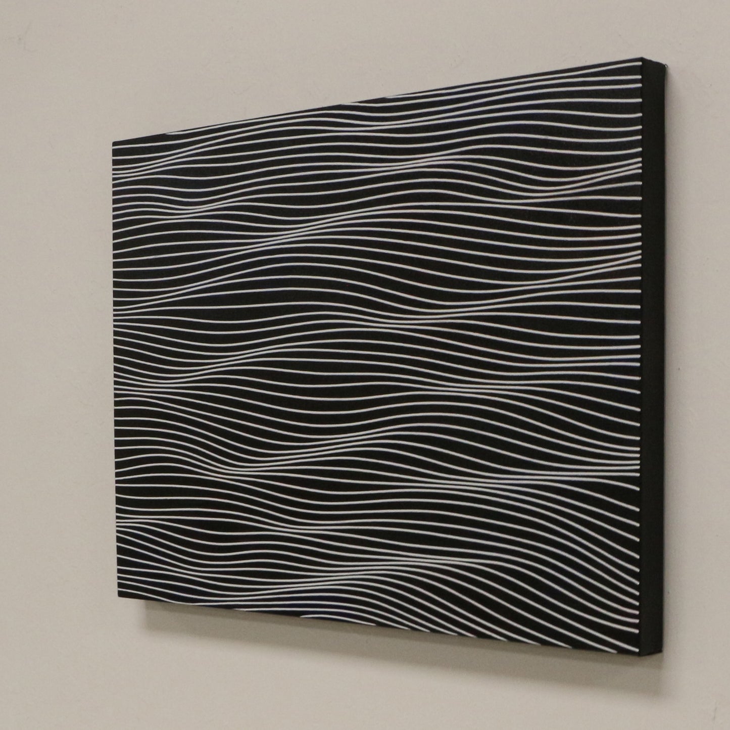 18x24 Black and White - Original Acrylic Painting - free shipping