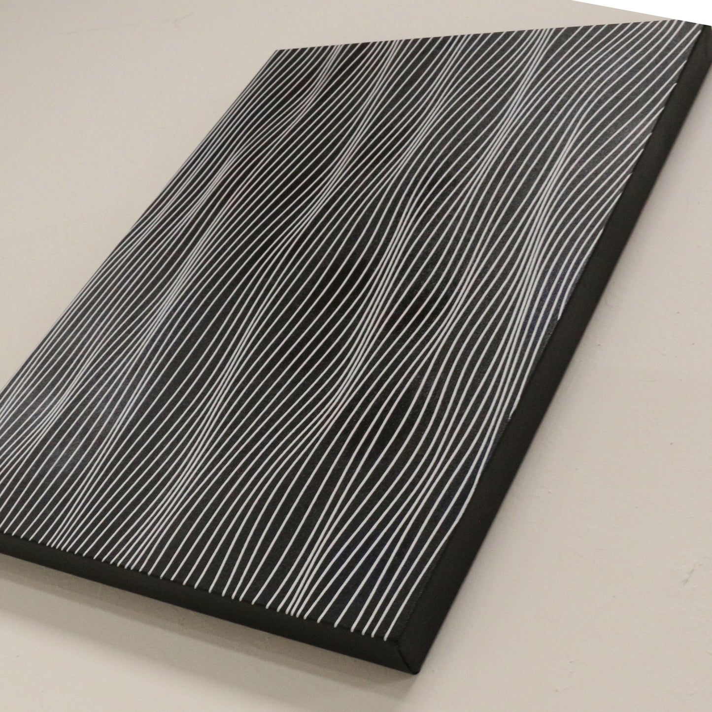 18x24 Black and White - Original Acrylic Painting - free shipping