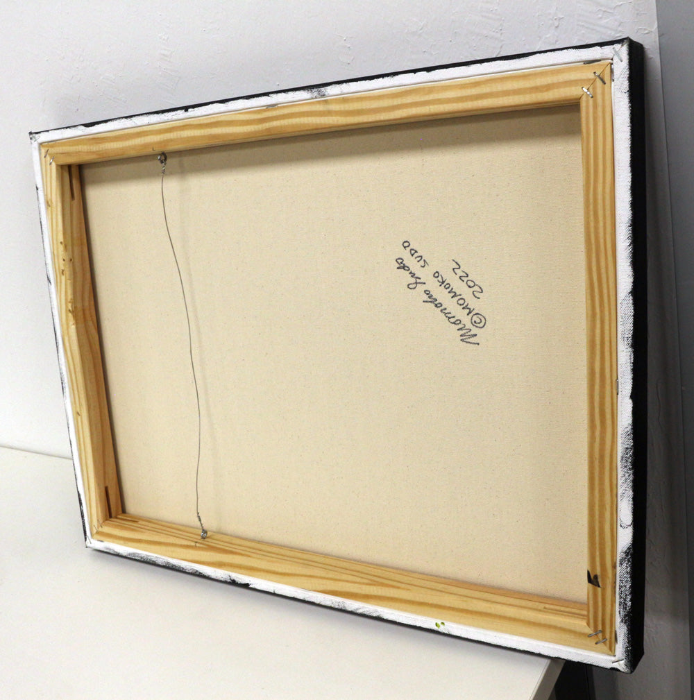 18x24 Black and White - Original Acrylic Painting - free shipping