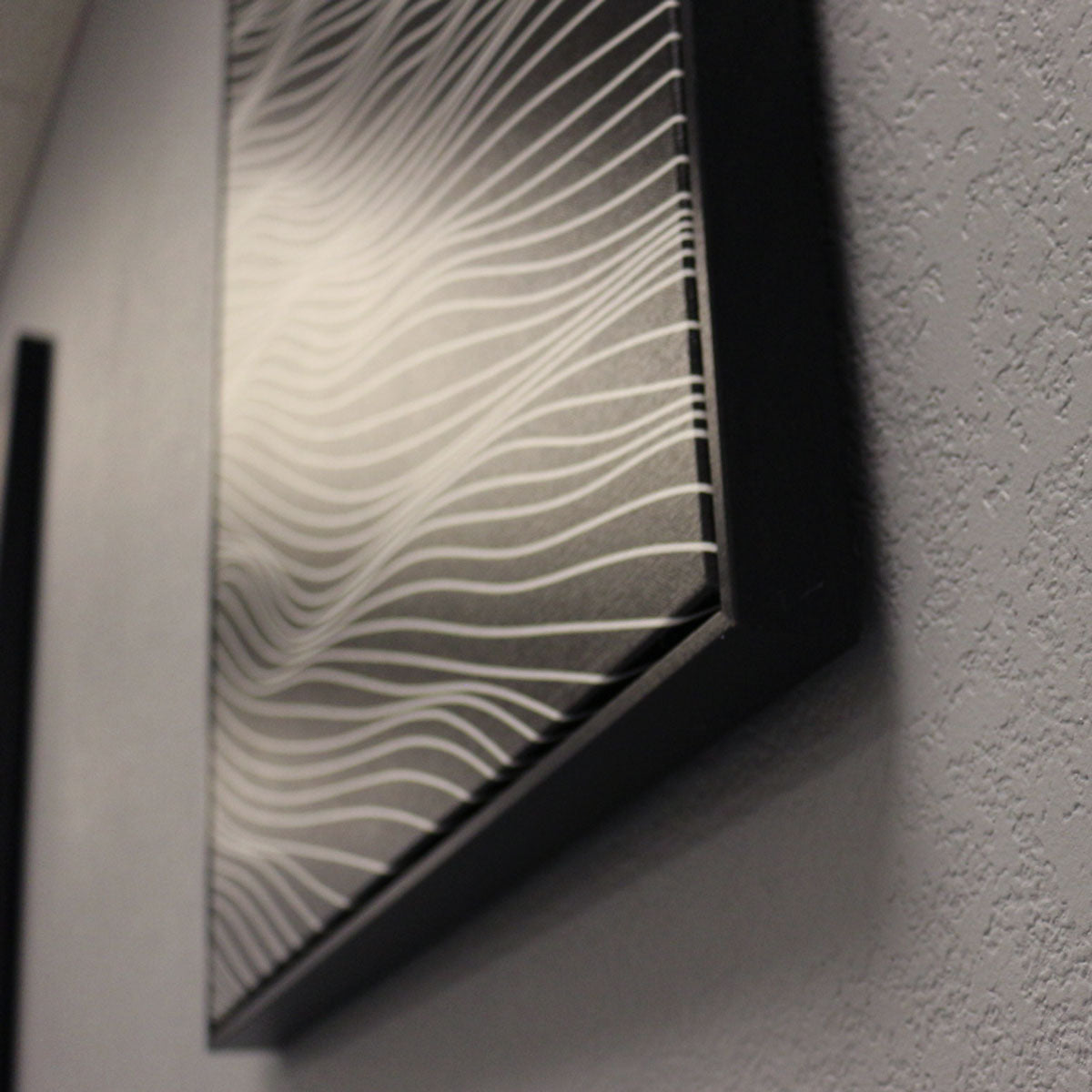 SOLD OUT - White on Black 2x3 feet A framed - Free Shipping in USA