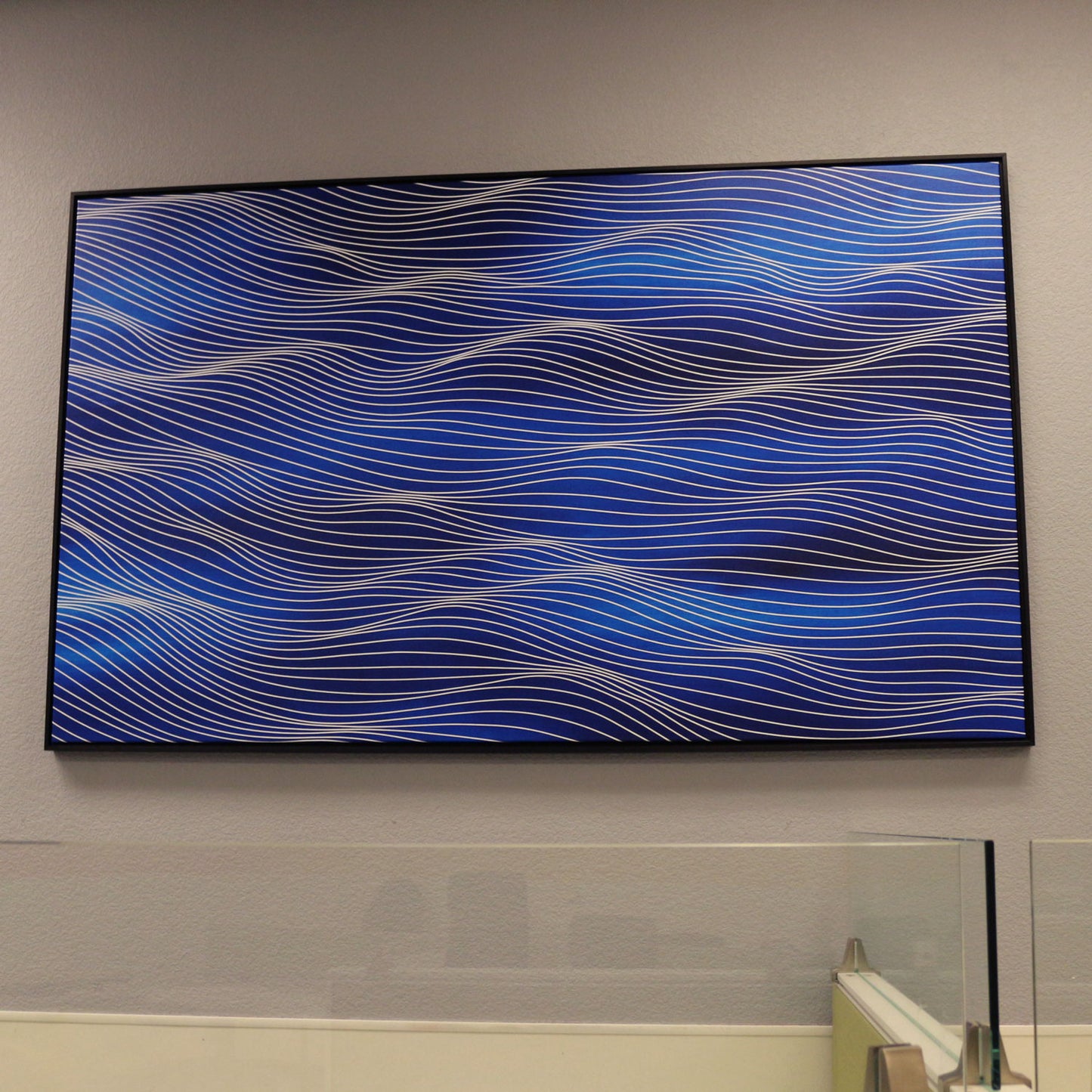 SOLD OUT - Aqua 3x5 feet with frame - SOLD OUT