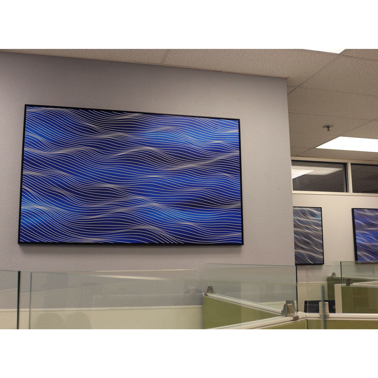 SOLD OUT - Aqua 3x5 feet with frame - SOLD OUT