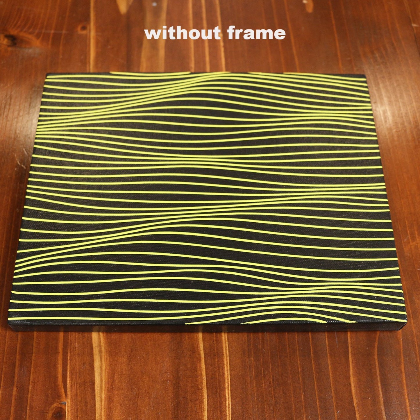 Yellow on Black 8x10 with OR without Frame