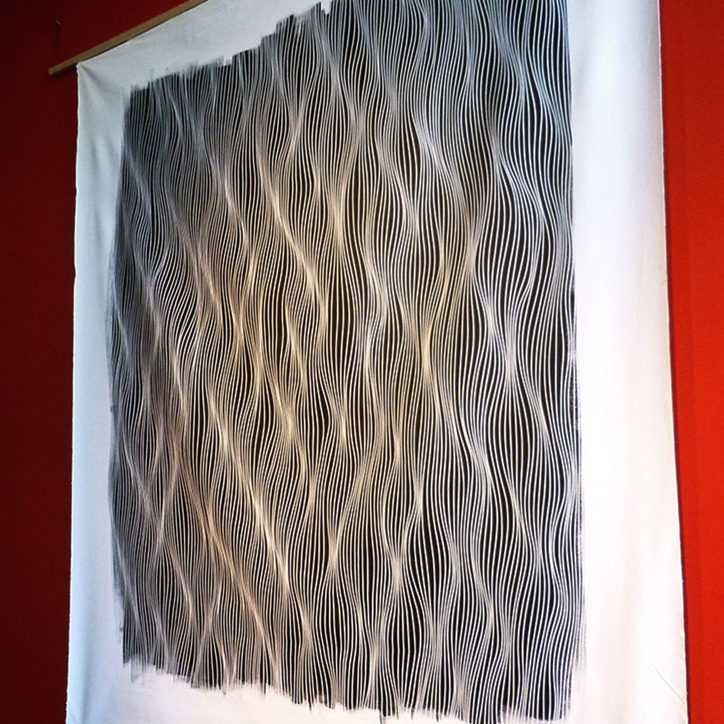 SOLD OUT - Classic Black and White Rolled Canvas