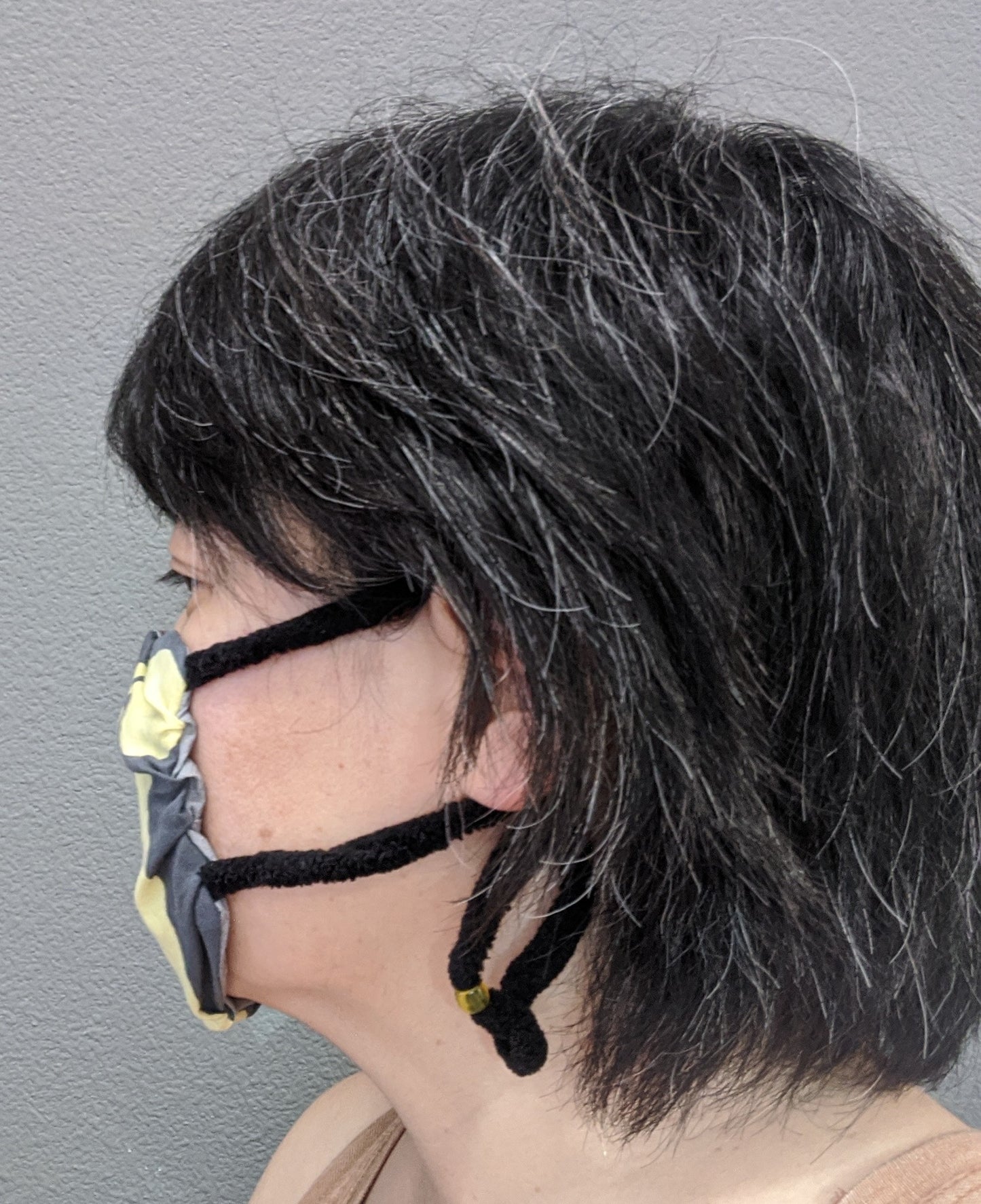 butterfly yellow beads