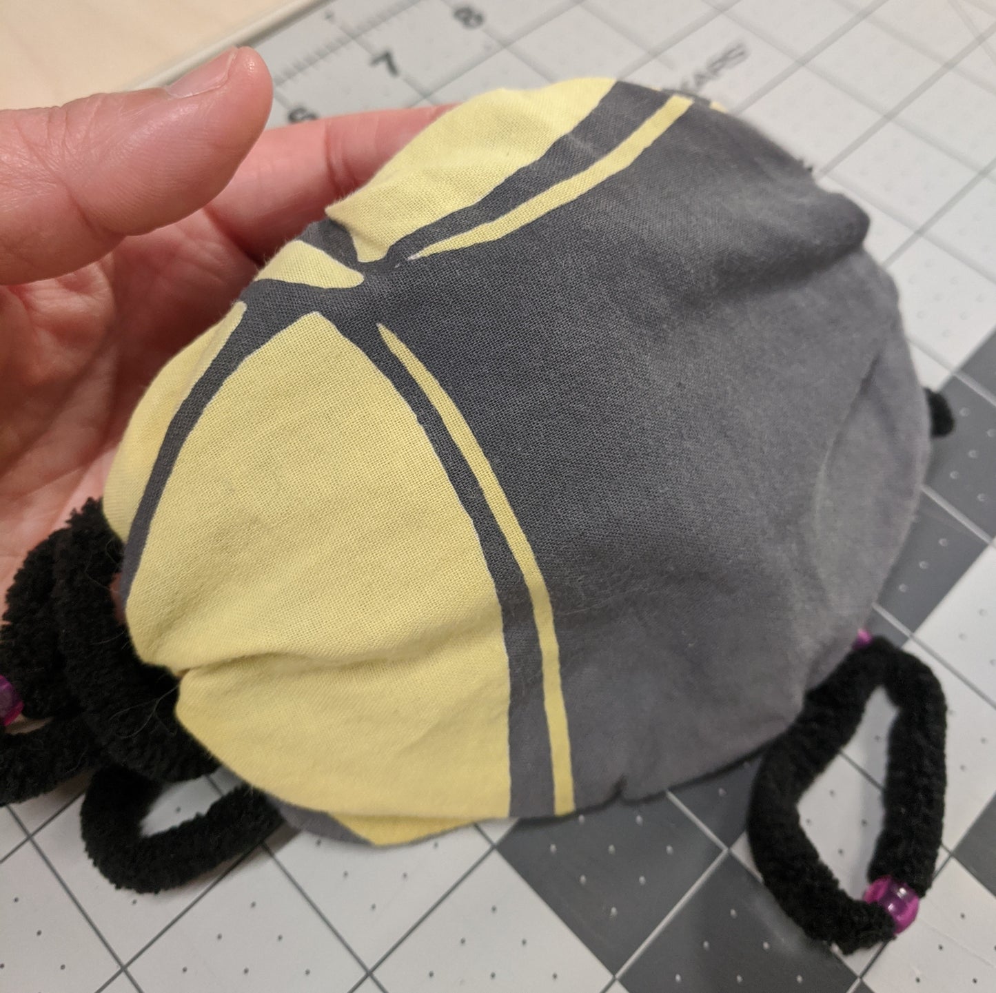 butterfly purple beads