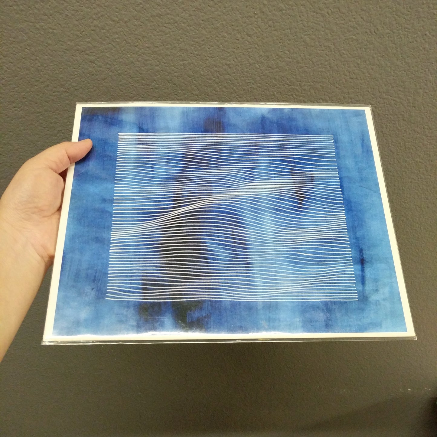 Aqua - Print on Paper 8.5x11- Free Shipping in USA