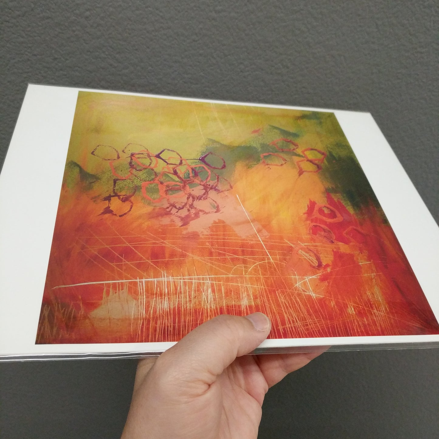 Green Orange - Print on Paper 8.5x11 - Free Shipping in USA