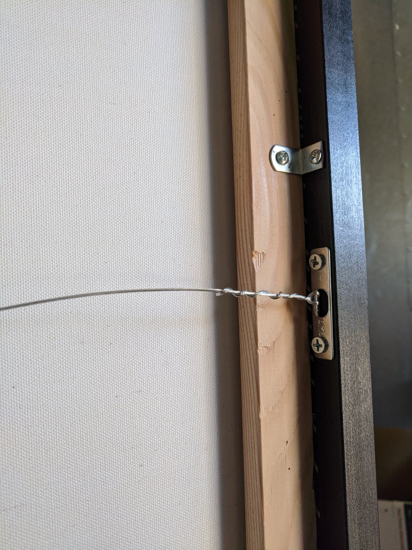 SOLD OUT - White on Black 2x3 feet B framed - Free Shipping in USA