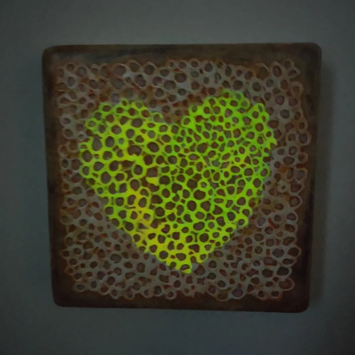 Heart in Texture Experiment - 9x9