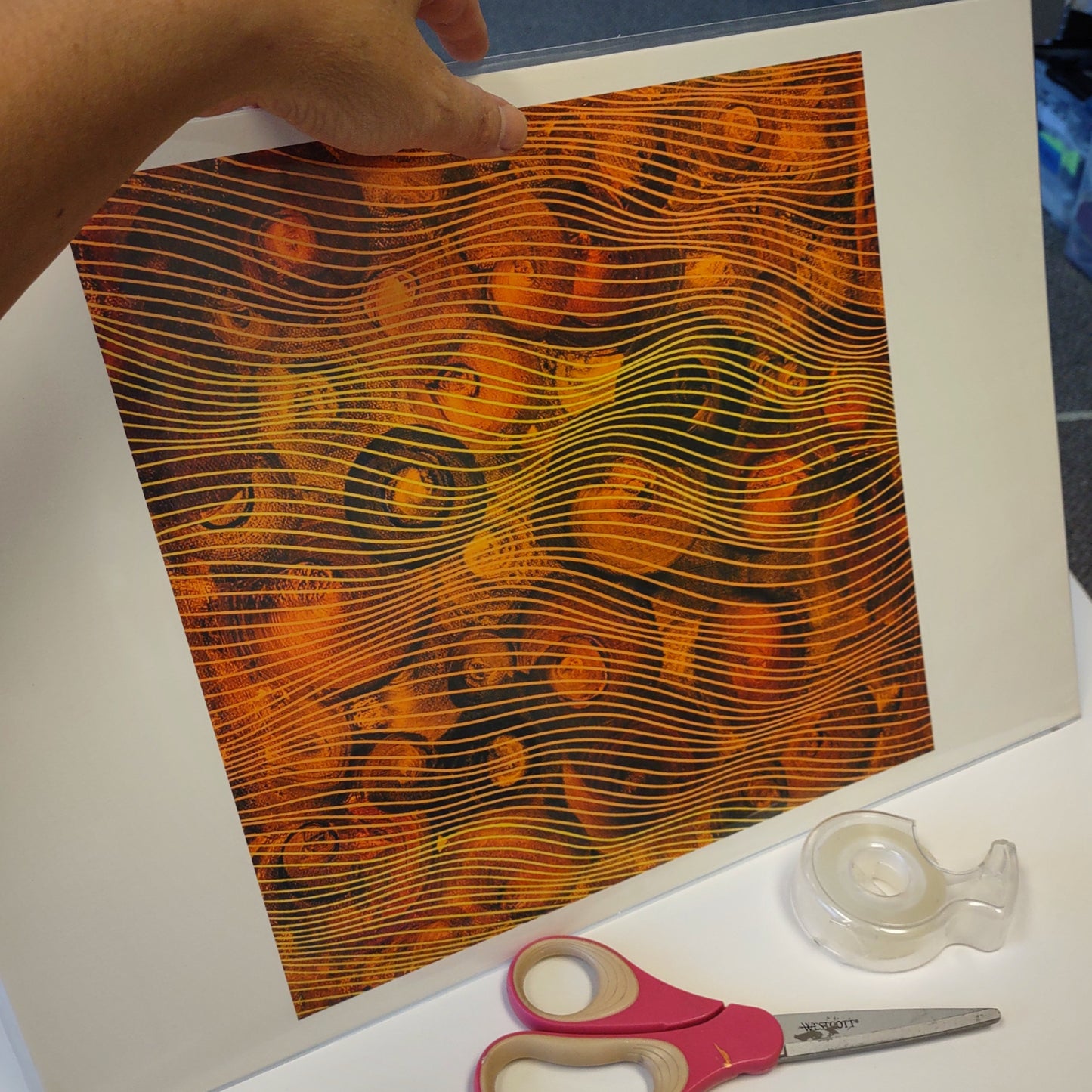 Brook Yellow - Print on Paper 13x19 - free shipping in USA