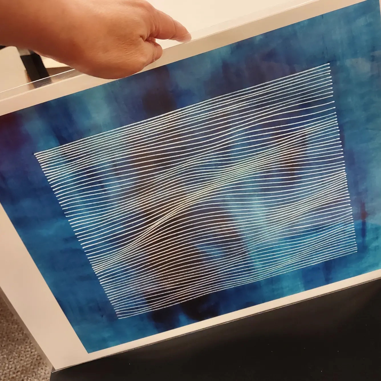 Aqua - Print on Paper 13x19 - free shipping in USA