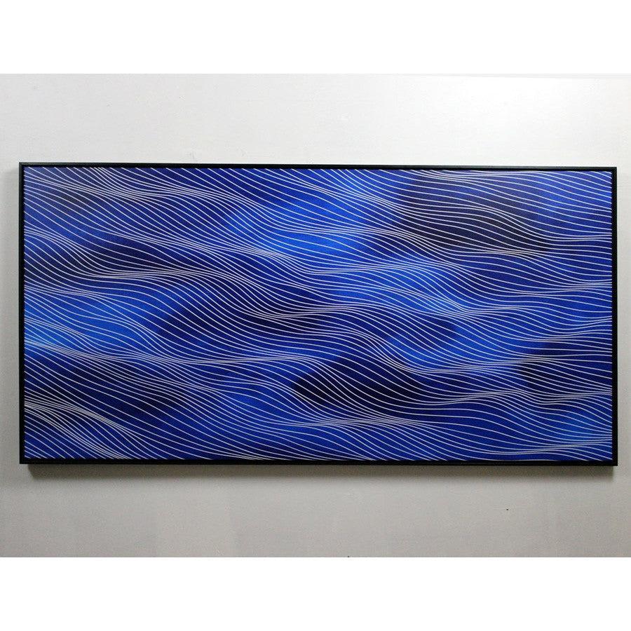 SOLD OUT - Aqua 30x60 with frame - SOLD OUT