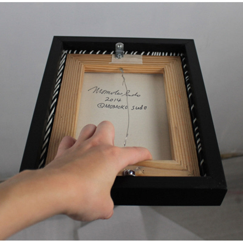 SOLD OUT - White on Black 9x11