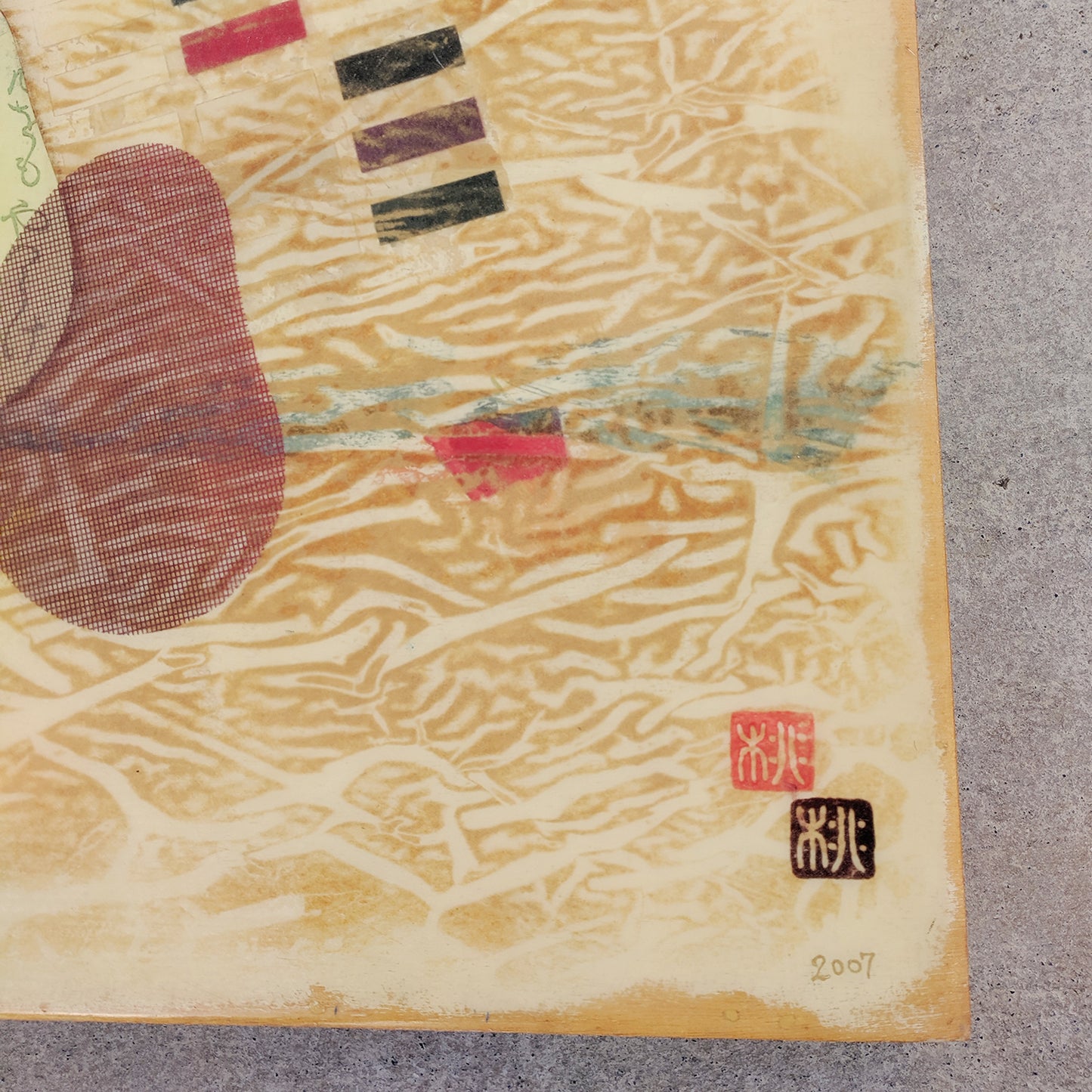 Trio - Mixed Media Collage