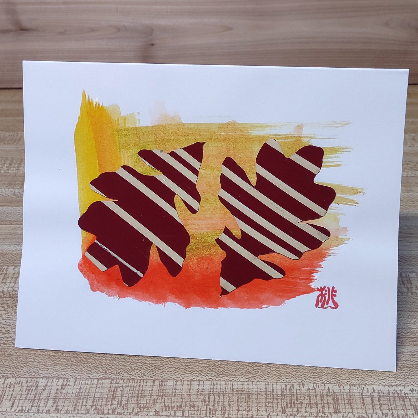 Set of 6 Original Greeting Card - Autumn