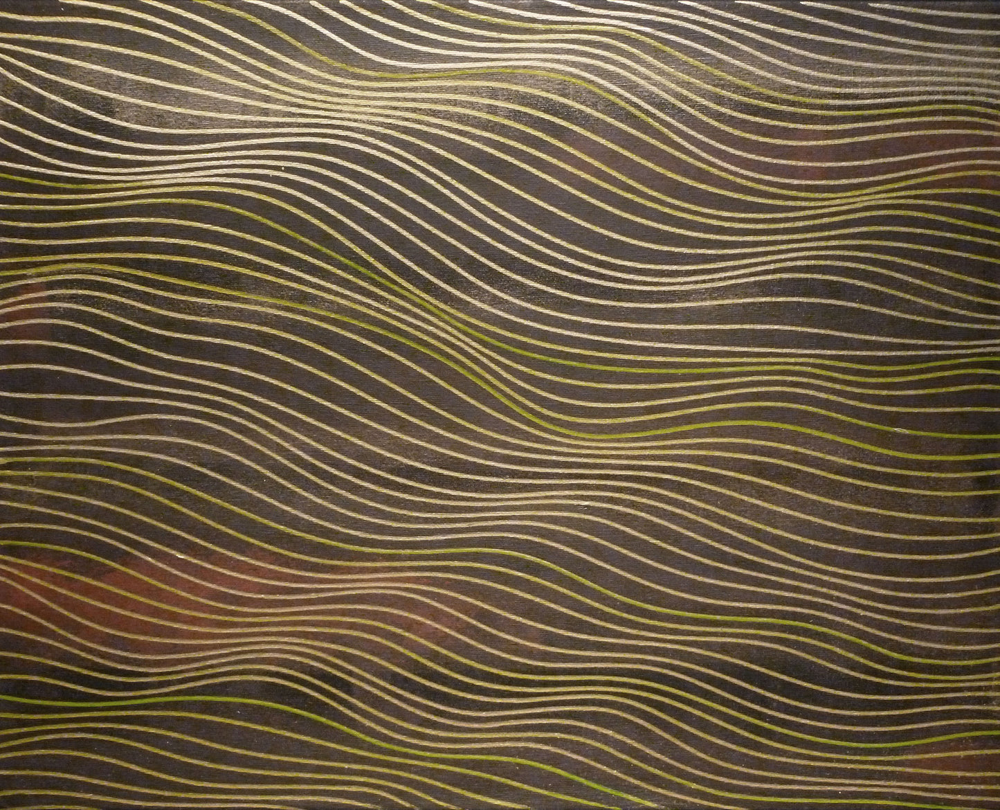 SOLD OUT - Meditation in Green 20 x 60 inches - SOLD OUT