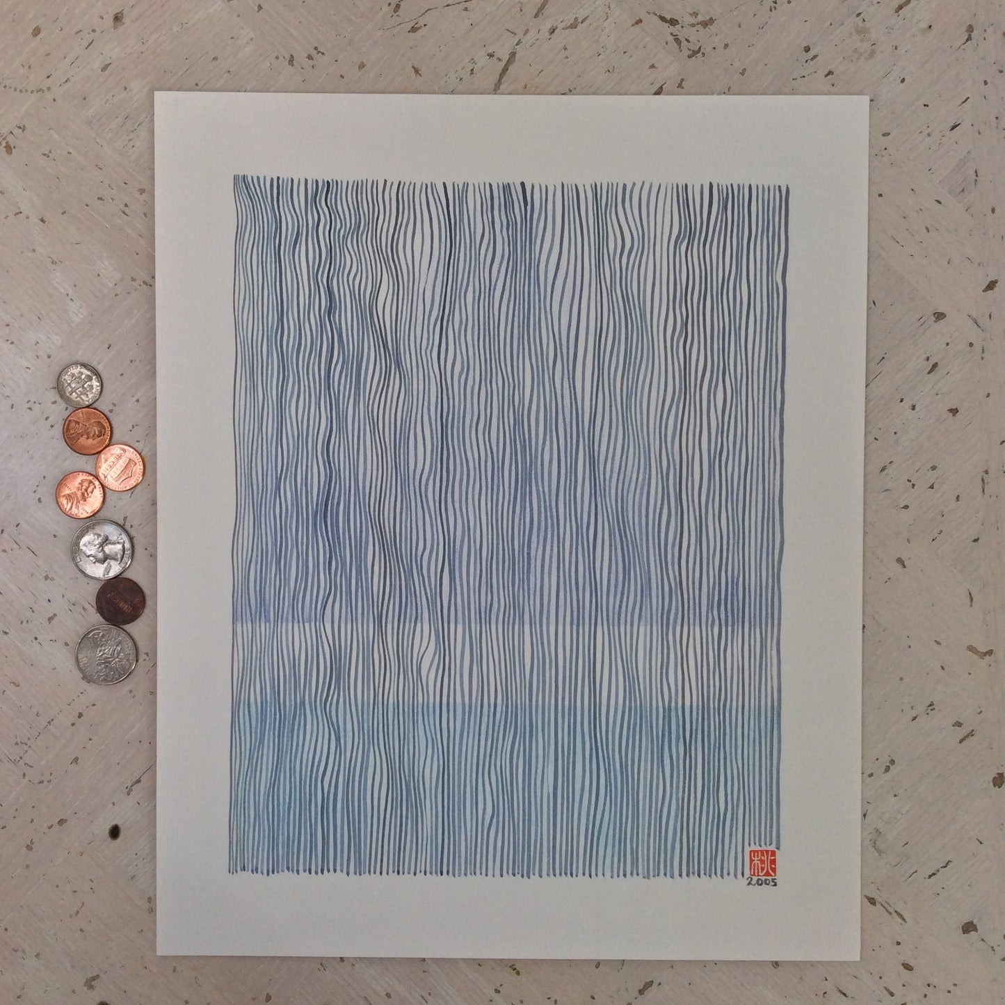 SOLD - Variations in Blue