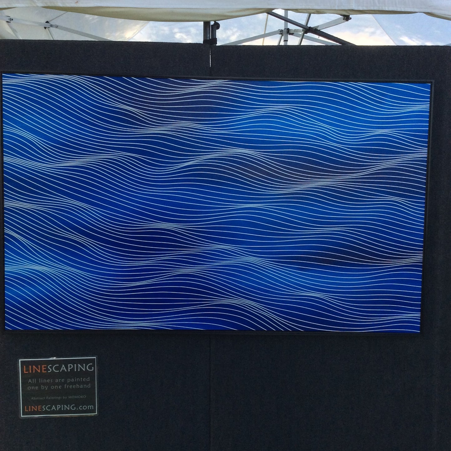 SOLD OUT - Aqua 3x5 feet with frame - SOLD OUT